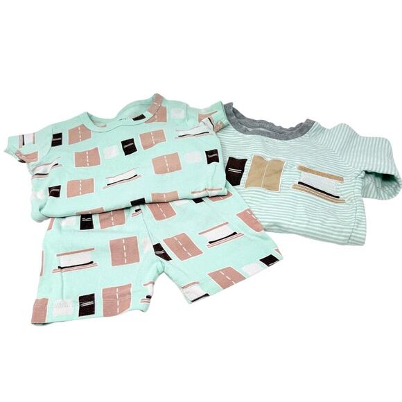 Monica + Andy S'mores Print Toddler Bundle Sweatshirt and Pajamas – Size 3T - Picture 1 of 7